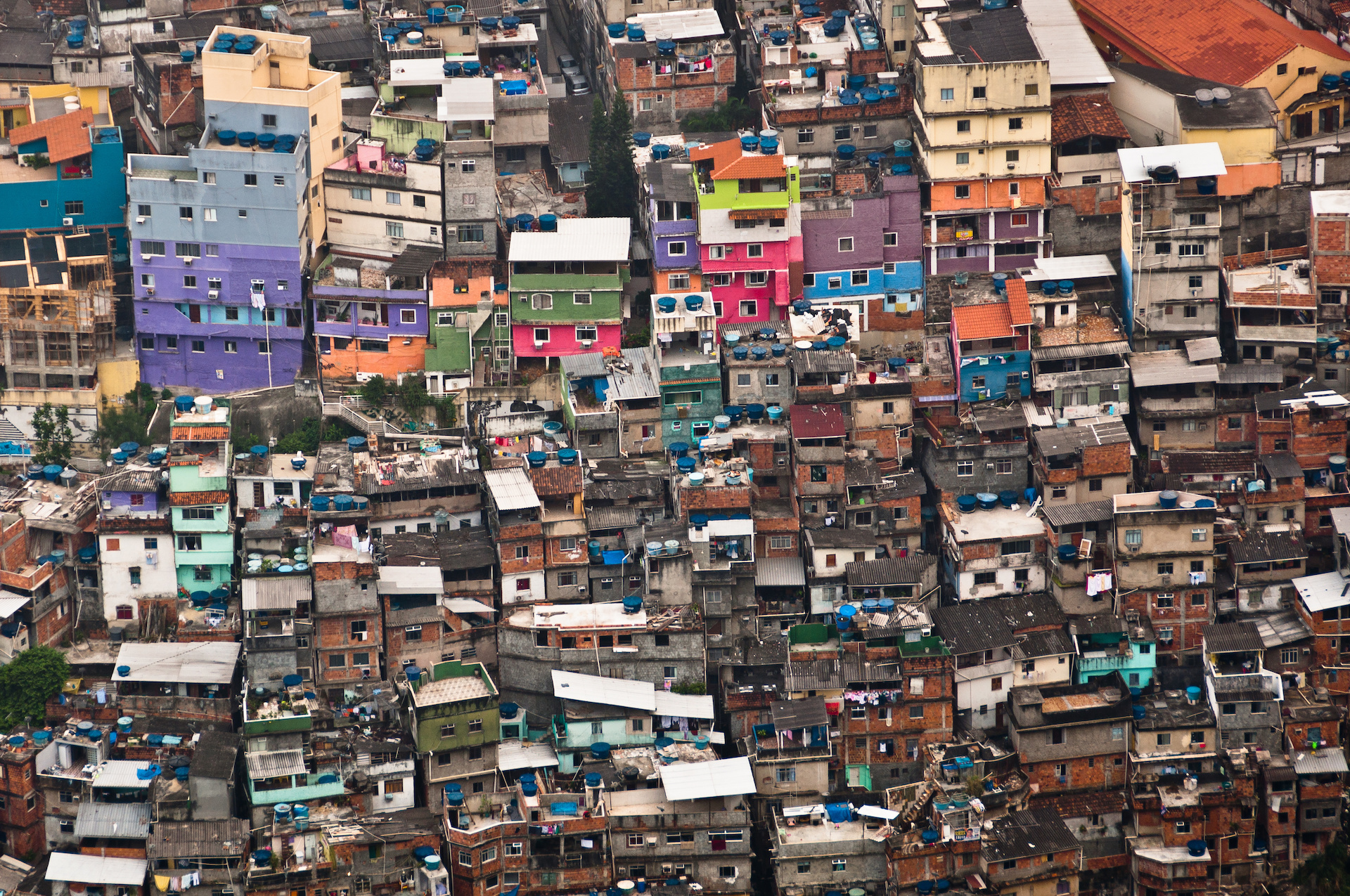 Rocinha slum in Rio De Janeiro