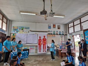 A sex ed session at Wat Koh School