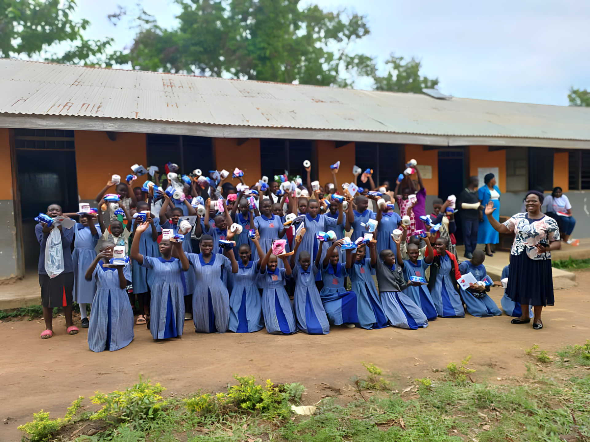 FlowReady outreach at Makembo Primary School In Mayuge District