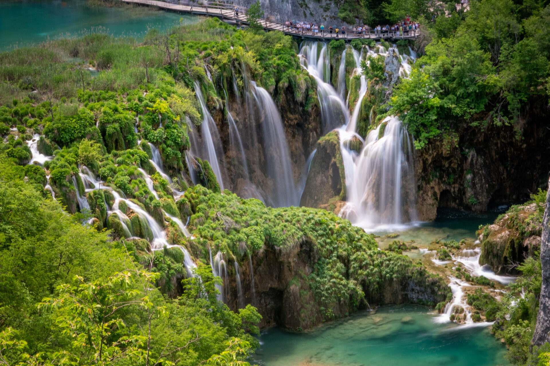 Waterfalls near Veliki Slap at Plitvice Lakes National Park in Croatia. Submitted by: David Newswanger