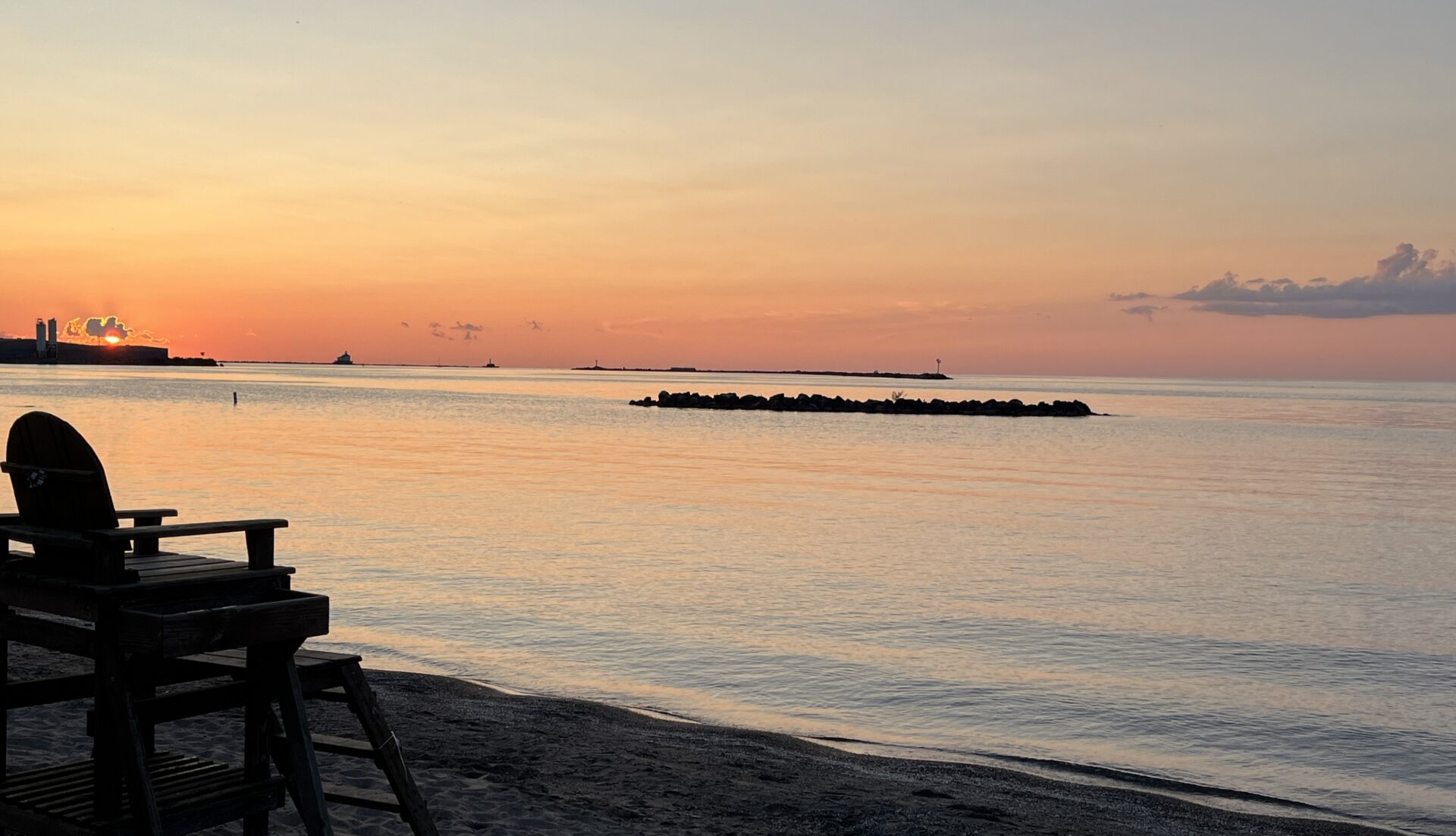 Lake Erie at Lake Shore Park in Ashtabula, Ohio. Submitted by: Joel Melin