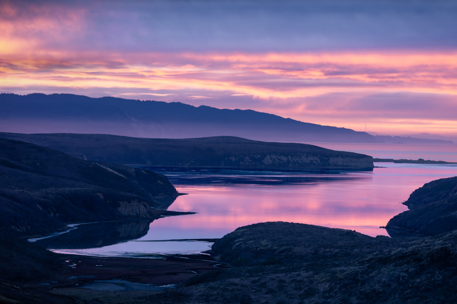 Dawn at Drake's Estero in Point Reyes, California. Submitted by: Steve Harris